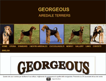 Tablet Screenshot of georgeous.it